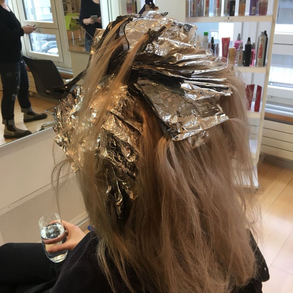 Haarfarbe und Foliensträhnen bei Alessandra Coiffeur